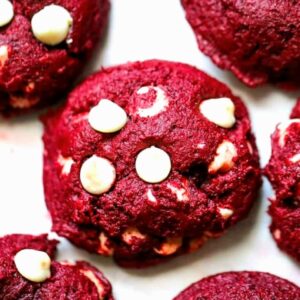 Red Velvet Stuffed Cookie